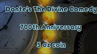 Dante's The Divine Comedy  700th Anniversary 5 oz coin #unboxing #silver #silverstacking