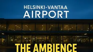 Glance through the AMBIENCE of HELSINKI ~ VANTAA AIRPORT | Very peaceful and clean |   4K HDR 