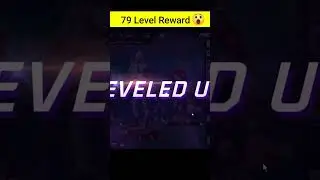 79 LEVEL RARE GIFT 😱 FREE FIRE SHORTS #short #shorts