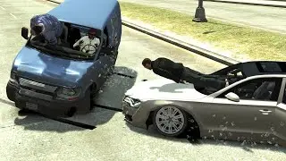 No Seatbelt Car Crashes Ep.11 - GTA 4 (Euphoria Ragdolls)