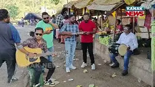 Singing On The Streets | Youth From Koraput Promotes &lsquo;Kota Junction&rsquo; with A Unique Song