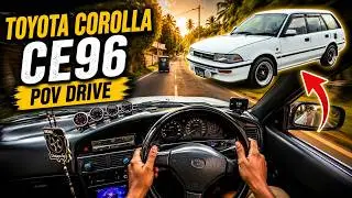 Toyota corolla CE96 POV Drive | Japanese Car in Sri Lanka