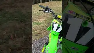 KLX 110L Rides Supreme! 🏍️🔊 Unmatched Pit Bike Vibes! #KLX110L #pitbike  #ExhaustSymphony #shorts