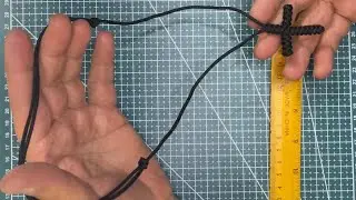 Мастер-класс по изготовлению ожерелья-креста из паракорда #paracord #necklacetutorial