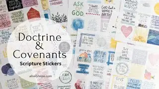 Doctrine and Covenants Scripture  Stickers Come Follow Me 2021