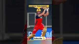 IPL 2025 ALL TEAMS FINISHERS @RSCHANNEL-l5c #cricket