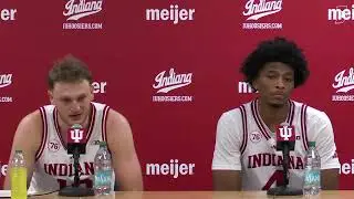 Tucker DeVries, Sam Alexis speak with reporters following Incarnate Word win