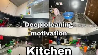 DEEP CLEANING MY MESSY AND UNTIDY KITCHEN 2023//APARTMENT KITCHEN CLEAN WITH ME