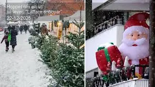 Hoppet om en vit jul  lever: &rdquo;L&auml;ttare sn&ouml;byar&rdquo;