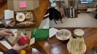 Pithe Love from - Baari Theke ♥️ A1 Quality Veggies & Fruits - FirstClub🍎🥝| Packing for Home 😍 #vlog