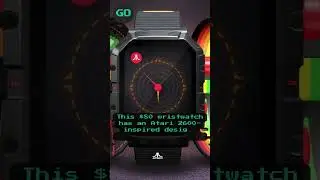 This $80 wristwatch has an Atari 2600 inspired design, features 4 playable Atari games
