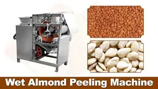 Wet Type Almond Peeling Machine|Almond Skin Removing Machine|Wet Almond Peeler Machine|Badam Peeler