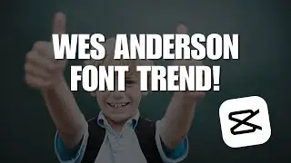 Wes Anderson Font Trend! How You Can Create This Wes Anderson Edit Using The Specific Font?