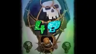 Clash of clans 48 max level balloon attack