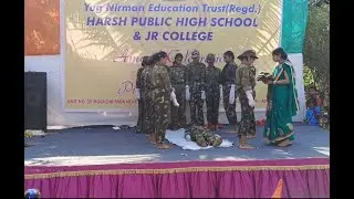Jeena Jeenaa Uda Gulal | Republic Day Army Theme Dance | Harsh Public High School