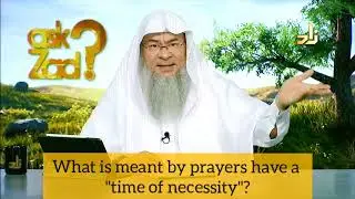 What is meant by prayers have a 'time of necessity' (Asr & Isha Prayers) - Assim al hakeem