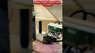 Makita 5500S Tenon Cutter in Action!