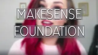 Демонстрация тональной основы MakeSense | Тональная основа, не размазывающаяся!
