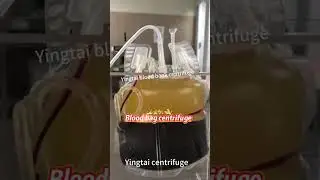 Successful Separation of Yingtai Blood Bag Centrifuge CDL7M for blood bank DL8M/DDL6/DL6MB/TDL5M
