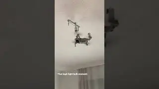 Interstellar Docking Scene Recreated with a Drone (Screwing a Light Bulb)