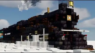 Minecraft Polar Express Steam locomotive Tutorial