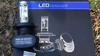 Led лампы для автомобиля S1 LED H4 Обзор установка