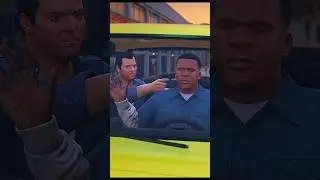 Stealing Michael's Brand New Car 😂! #shorts #gaming #gtav