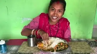 Rice and Egg curry with mix veg #eatingshow Vidoe #food #viralvideo 