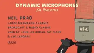 Dynamic Microphones For Podcasters 01: Heil PR40