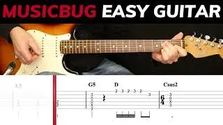 Ziggy Stardust - David Bowie | BEGINNERS GUITAR | Scrolling Tabs
