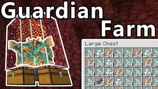 Simple Guardina Farm | Prismarine & Sea Lanterns | Minecraft 1.20