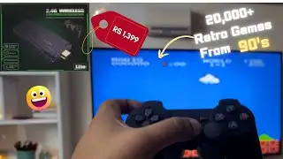 Best Retro Gaming Console for TV | 2.4Ghz Wireless Controller GamePad unboxing