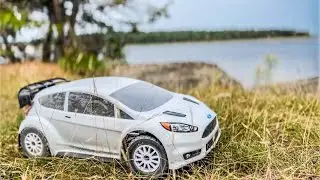 60 MPH RC Rally Car Racing Through The Woods #traxxas #rc