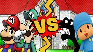 M.U.G.E.N Battles | Mario/Luigi vs Pocoyo/F