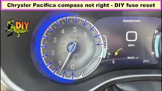 Chrysler Pacifica Compass not correct - Check Uconnect fuse