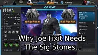 This Is Why Joe Fixit Needs Sig Stones! (Full Explanation Of How His Sig Ability Works)| MCOC