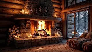 Cozy Crackling Fireplace 🔴 LIVE | Real Fire Sounds for Deep Sleep & Relaxation