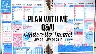 Plan with Me Q&A (Erin Condren Vertical) - Cinderella Theme!:: ChrissyLilly