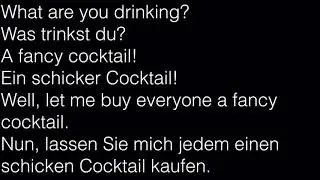 Learn German Conversation - German For Bars