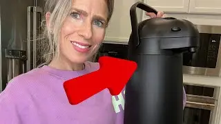 Real Life REVIEW and DEMO of the Cresimo Air Pump Coffee Carafe Dispenser