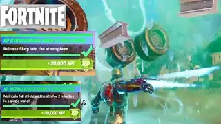 Release Slurp Into The Atmosphere. Fortnite XP Xtravaganza Challenges Week 4. Extravaganza