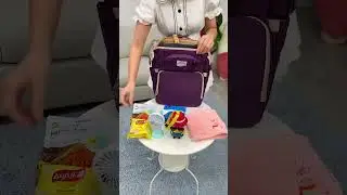 It is a diaper backpack and a crib