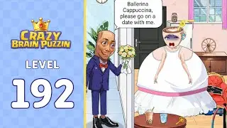 Crazy Brain Puzzle Level 192 Slim Capuchina | Complete Walkthrough & Solutions! 🎯