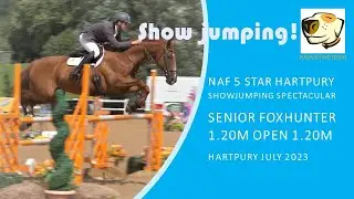 Oh so close! Ryan Becker and Titruc Varennes one down show jumping at NAF Hartpury Spectacular 2023