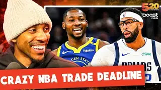Jeff Teague REACTS to Anthony Davis TRADED to Wizards, Warriors SWAP Jonathan Kuminga for Porzingis