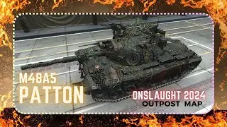 M48A5 Patton - Onslaught 2024 Crimson Pegasus season - Outpost map