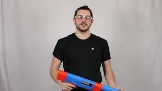 Nerf shotgun with a Banana clip