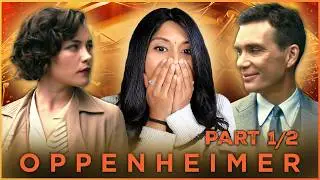 OPPENHEIMER PART 1/2 MOVIE REACTION | Cillian Murphy | Robert Downey Jr. | First Time Watching
