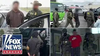 Illegal immigrants arrested during ICE raid in Los Angeles