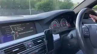 BMW F10 M5 decat sounds with stage 1 map